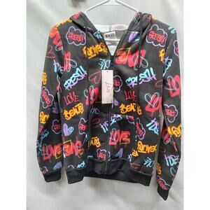 NWT Lit 26 zipper hoodie size small